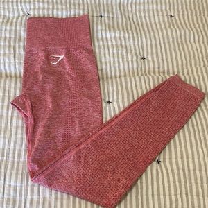 Gymshark vital legging, size small, pink.